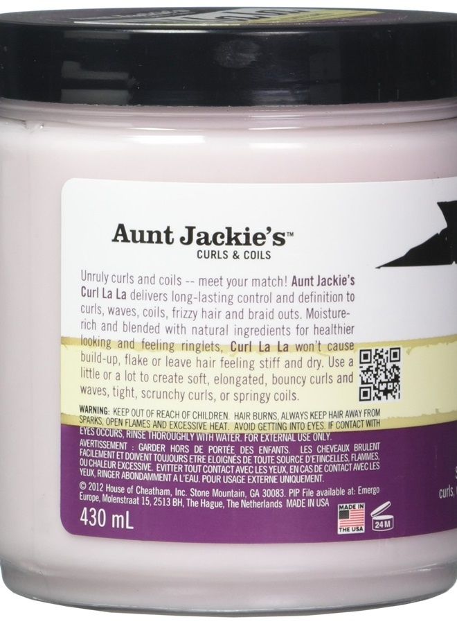 Aunt Jackie's كريم تحديد تجاعيد أونت جاكيز Curl La La 15 أونصة (443 مل) (عبوة 2) - Image 3