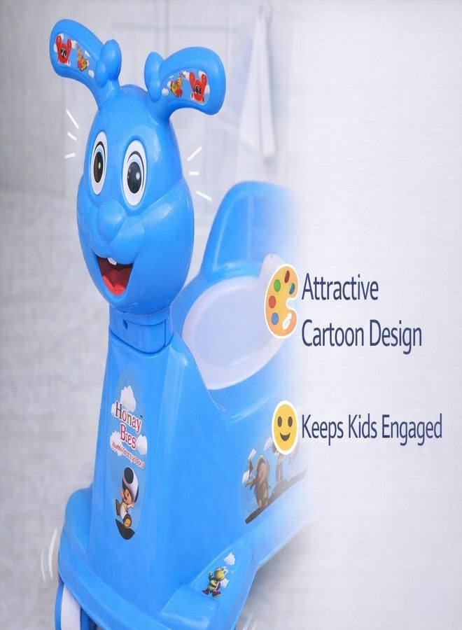 Maanit Potty Training Kit Cum Riding Bike For Kids (Blue) - Image 5