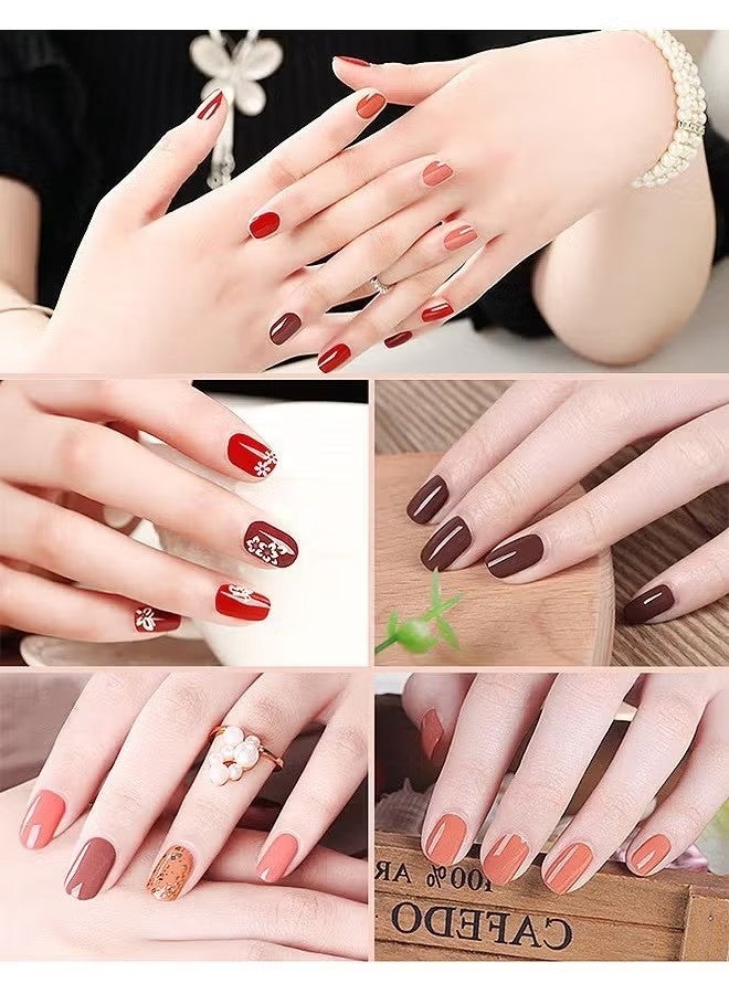 OULISI 10 PCS Easy Peel Off Nail Polish Set, Non-Toxic Water Based Quick Dry Nail Polish Set Organic And All-Natural Nail Polish For Women And Girls - Image 3