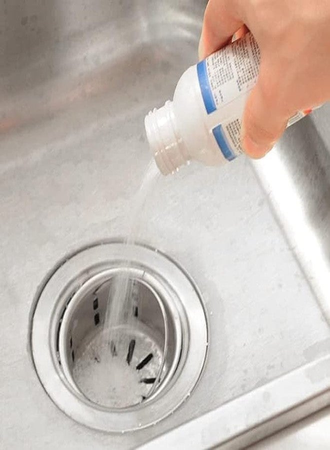 KANAKADHARA Drainage Block Remover Sink Cleaner Drain Powder Hair Remove from Pipe use Bathroom wash Removes Clogs, Blockages in Washbasin, Septic Tank, Sinks, Pipes Cleaning And Unblocker Solution (Pack of 2) - Image 5