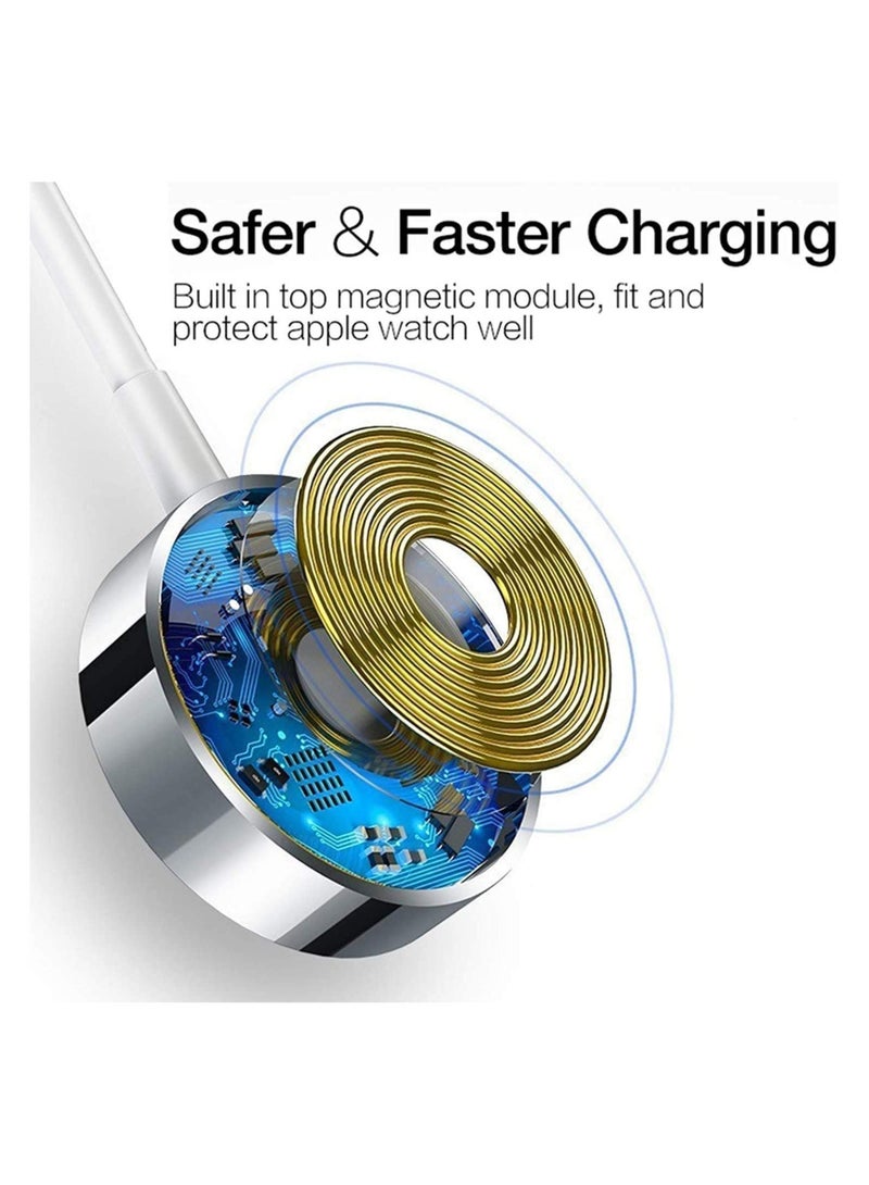 ELTRAZONE Magnetic Wireless Charging Dock Portable Smart USB Watch Charger Cable For Apple iWatch (Series 5/4/3/2) Apple watch For iPhone  - Image 2