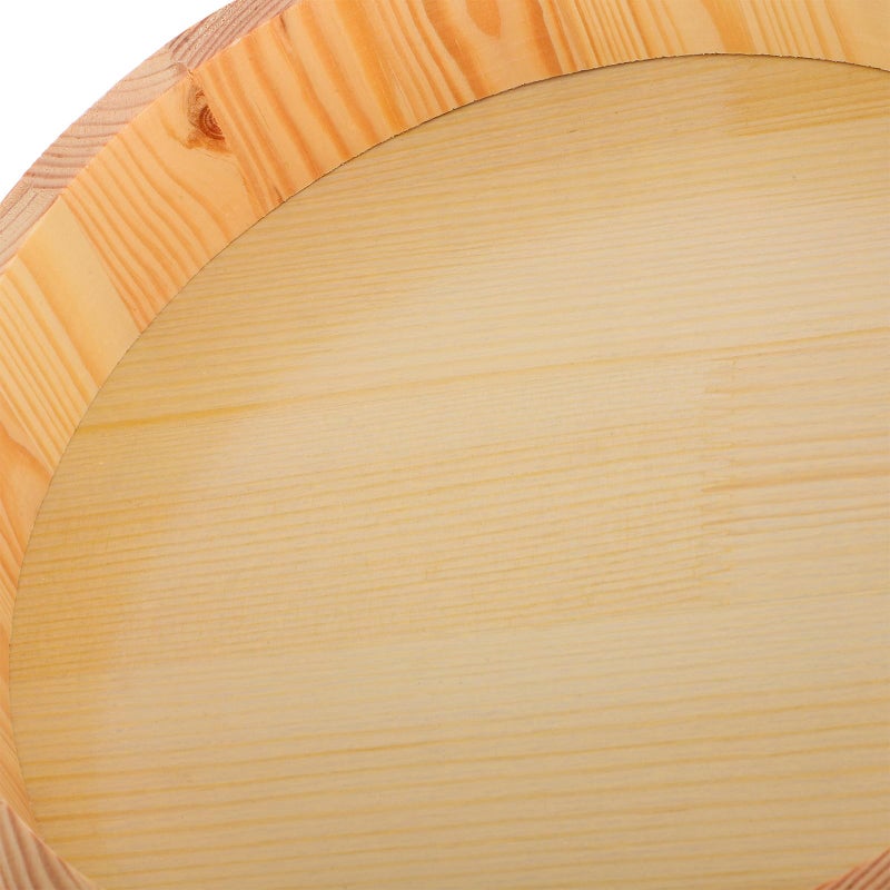 Cypress Wood Sushi Rice Mixing Tub 26cm Hangiri Bowl For Home Kitchen And Restaurant - Image 4