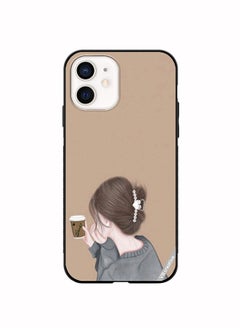 Protective Case Cover For Apple iPhone 11 Sipping Design Multicolour