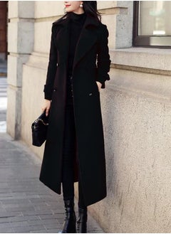 Loquat Women's Autumn Winter New Thickened Wool And Long Overcoat 