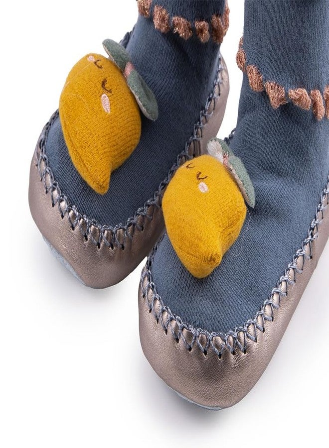 Richmen Anti Skid Socks Shoes for Kids Baby Soft Cotton Winter Socks Booties Old Toddler Girls Boys Flexible Casual Ankle Shoe Unisex Infant | All Season Wear (63,6-12 Month) - Image 3