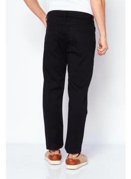 DIESEL Men 2020 D-Viker Slim Fit Washed Stretchable Jeans, Black  - Image 4