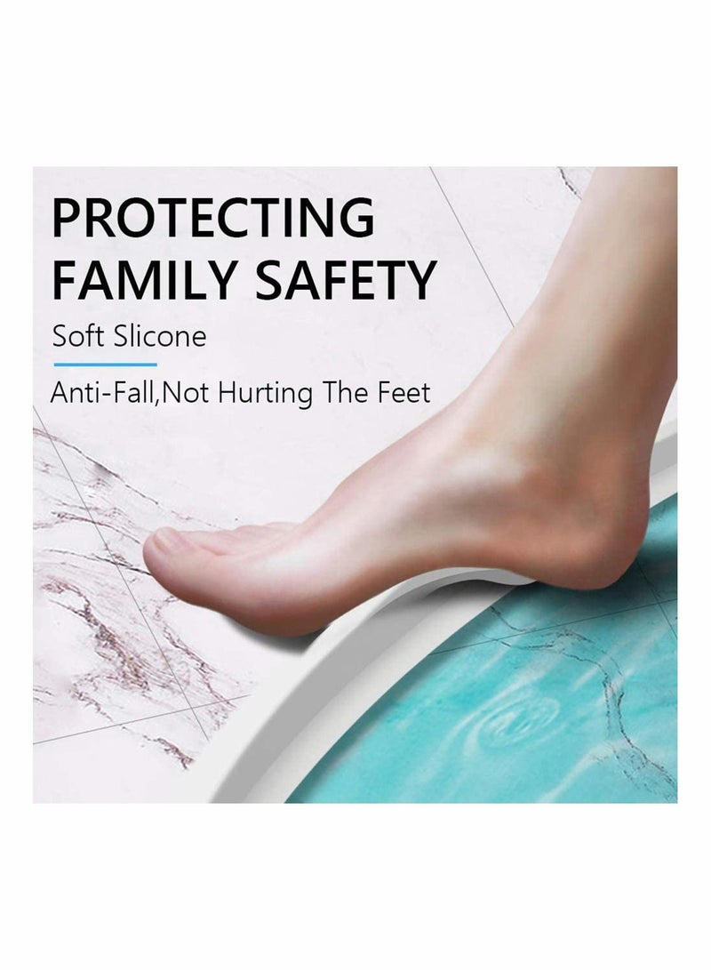 Excefore شريط لاصق مانع تسرب الماء قابل للطي لحافة الأبواب للمطبخ والحمام وحوض الاستحمام والأرضيات، شريط سد تدفق مياه مقاوم للماء بطول 39 بوصة - Image 3