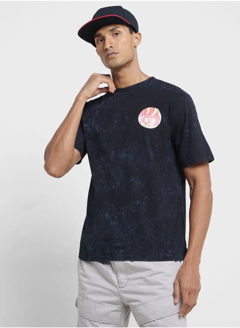 سفنتي فايف Oversized Graphic Tee