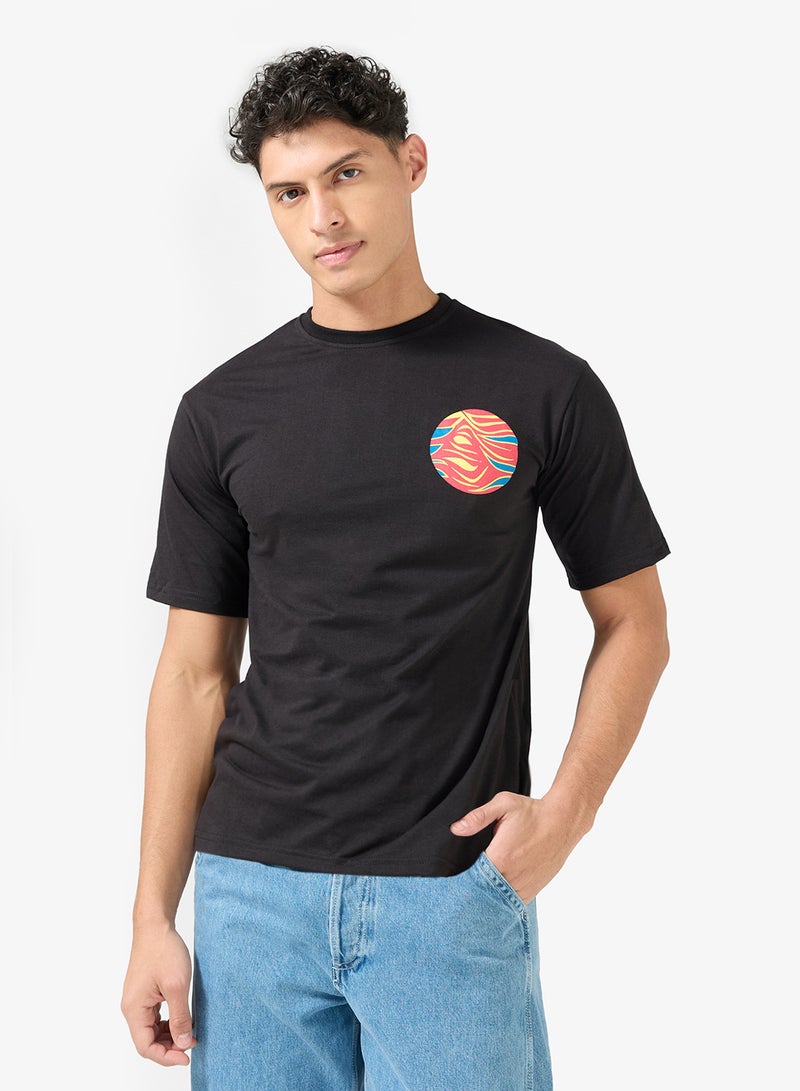 سفنتي فايف تيشيرت جرافيك واسع - Image 2