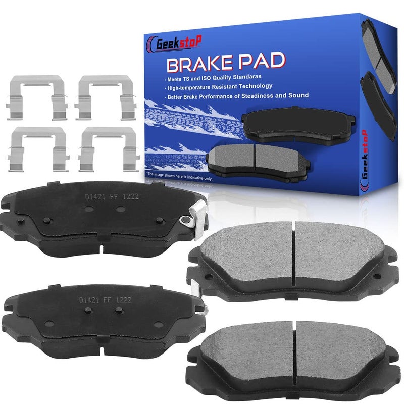 Front Brake Pads for 20102017 GMC Terrain 20142020 Chevy Impala 20132015 Chevy Malibu 20102016 Buick Lacrosse Ceramic Brake Pads Front Set