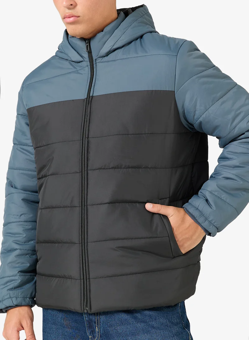 Seventy Five  Puffer Jacket w Hood for Men | Best Price UAE