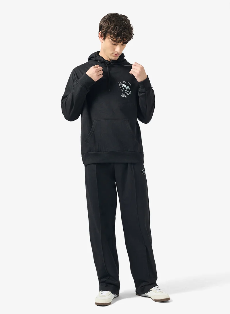 سفنتي فايف بيسيكس بنطلون رياضي فضفاض بتفاصيل دفعات