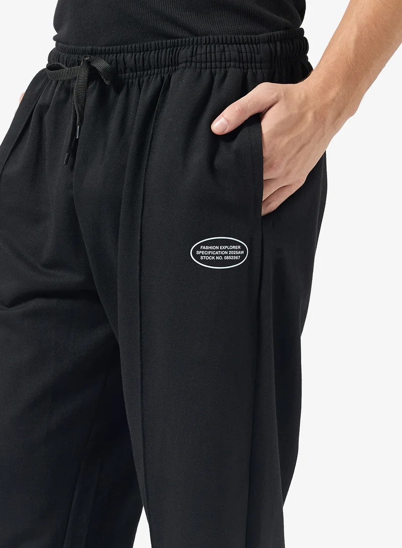 سفنتي فايف بيسيكس بنطلون رياضي فضفاض بتفاصيل دفعات