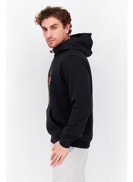adidas Originals Men Sportswear Fit Outdoor Hooded Sweatshirt, Black  - Image 2