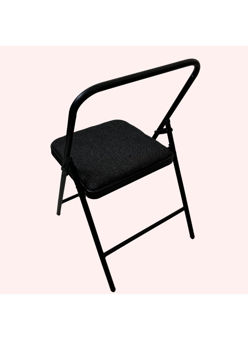 The Yogis The Yogis Iyengar Yoga Chair with Cushion Seat Backless Chair for Iyengar Yoga Capacity 150kg  - Image 5