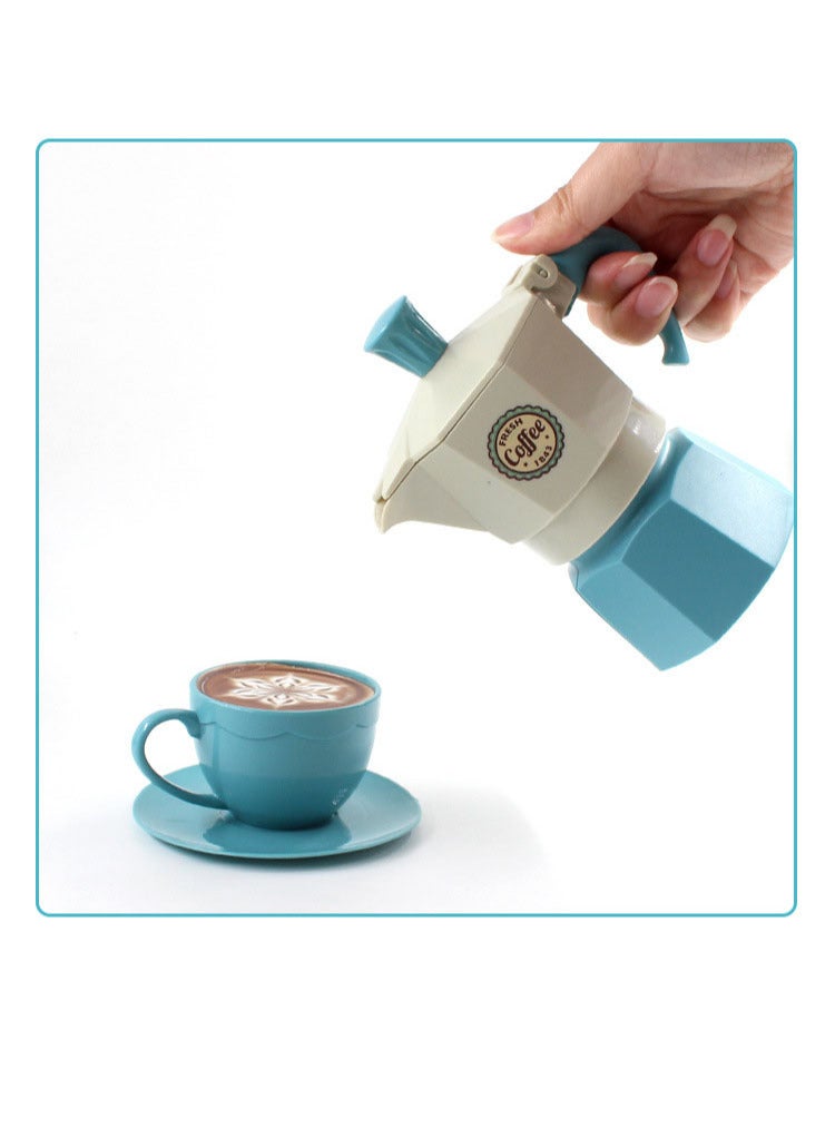 16-Piece Coffee Snack Afternoon Tea Service Play Set - Image 3