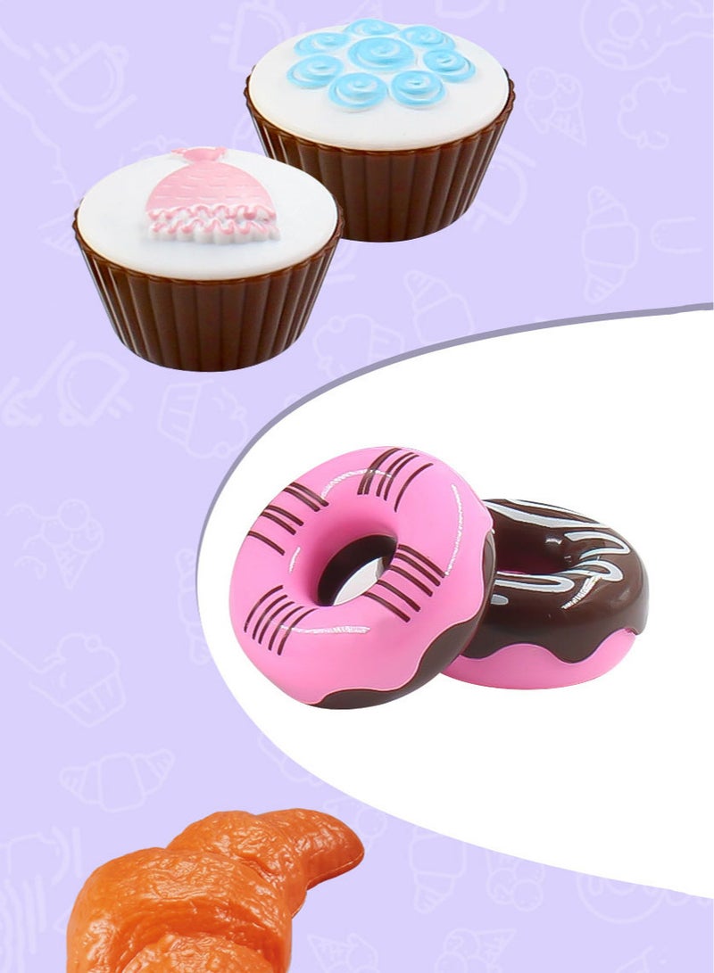 16-Piece Coffee Snack Afternoon Tea Service Play Set - Image 4