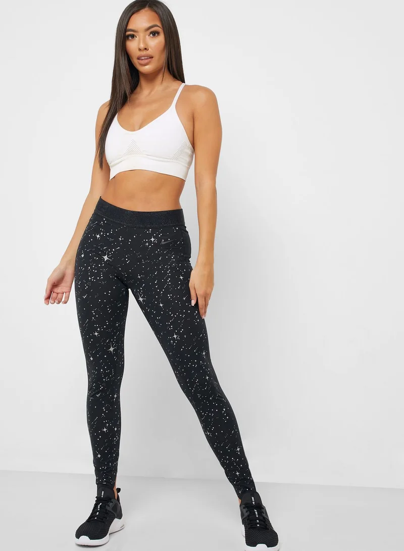 Nike Pro Starry Night Metallic Tights