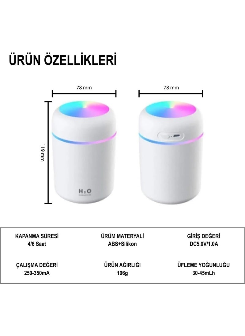 H2O Humidifier Air Humidifier Room Vehicle Ambient Humidifier 3 Different Colors Steam Machine with Light - pzsku/Z304F5099635E14AE708AZ/45/_/1731183340/da674364-fdd7-467c-89bf-ebc95987f8fd