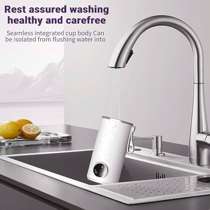 Bewinner 400Ml Travel Electric Kettle  Protable Mini Kettle Cordless Mini Kettle 6000Mah Rechargeable With 4 Gears Stainless Steel Travel Hot Water Boiler - Image 5