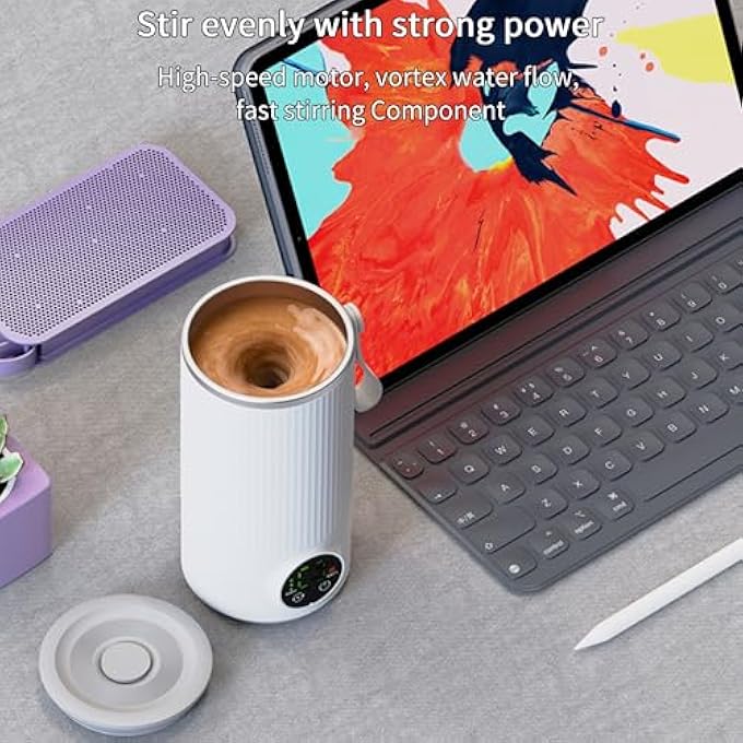 Bewinner 400Ml Travel Electric Kettle  Protable Mini Kettle Cordless Mini Kettle 6000Mah Rechargeable With 4 Gears Stainless Steel Travel Hot Water Boiler - Image 3