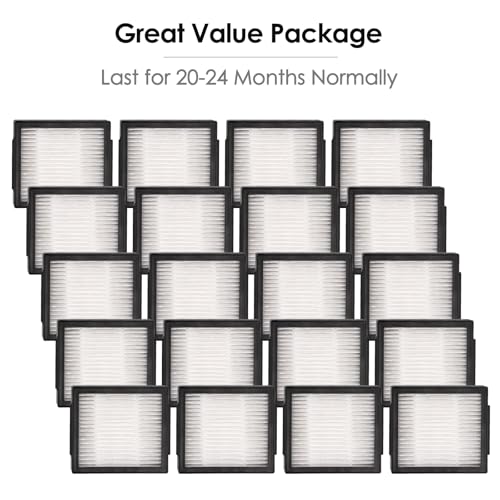 CHAIN PEAK (20 Pack) Combo j7+ Replacement HEPA Filter for iRobot Roomba Combo j7+ plus, Combo j9+, Combo 10 Max Robot Vacuum, HEPA Filters Accessories Kit 【NOT FOR Roomba j7+/ Roomba j9+, Combo i5+/ j5+】 - Image 4