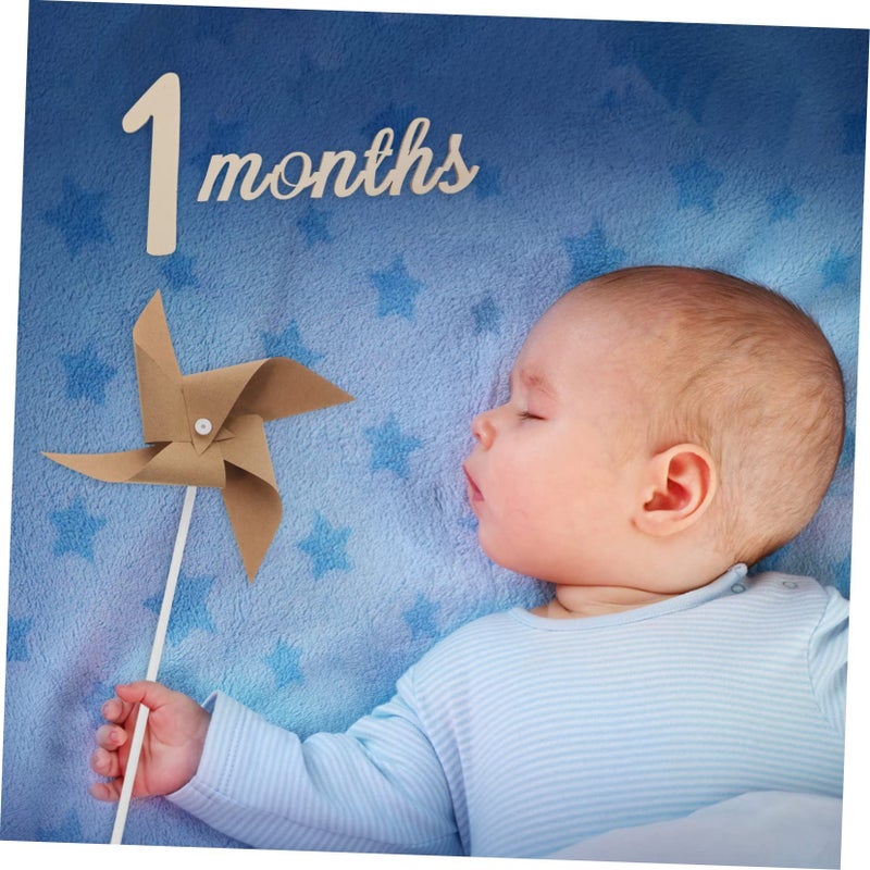 Newborn Windmill Photo Prop Set for Full Month Celebrations Adorable Design - Image 5