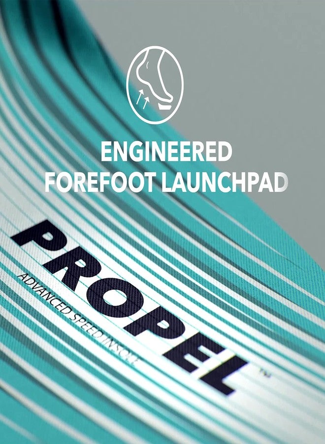 Spenco Propel Performance Shoe Insoles for Women and Men, Men's 4-5.5/Women's 7-8.5 Blue - Image 3