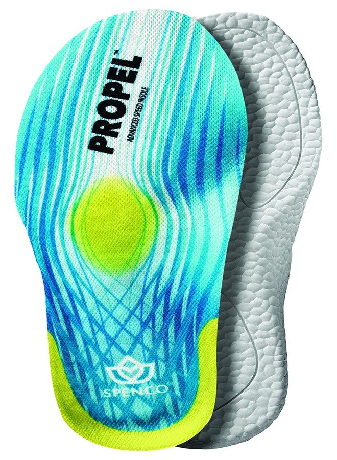 Spenco Propel Performance Shoe Insoles for Women and Men, Men's 4-5.5/Women's 7-8.5 Blue - Image 1