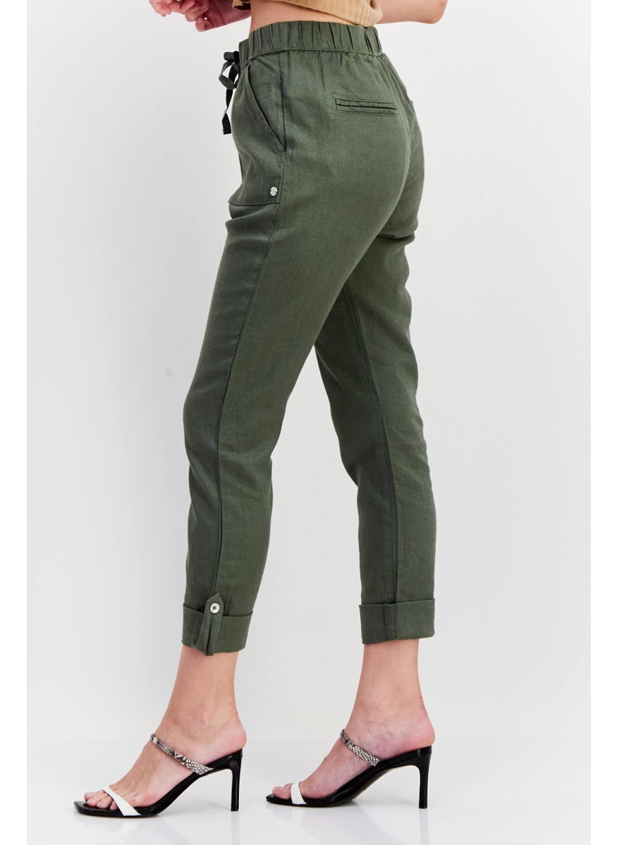 Women Regular Fit Plain Straight Leg Pants, Olive - pzsku/Z304F76B205D5A844AB09Z/45/_/1737642309/91162f06-2ef0-46e1-8f2d-3da6cdf9d960