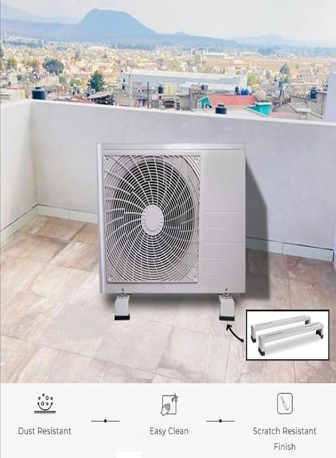 TAQA Heavy Duty Air Conditioner Stand – Outdoor Unit Floor Mounting Bracket for 1 Ton, 1.5 Ton, & 2 Ton ACs – Durable Support for Split Acs - Image 4