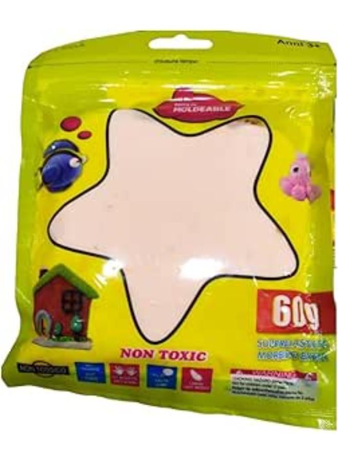 Moldable Foamy Bags 60g Mixed Color Didactic Slime Light Pink 