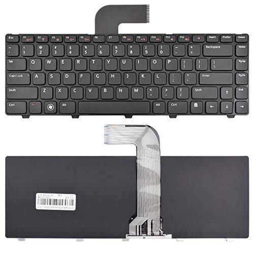SUNMALL Keyboard Replacement with Black Frame Compatible with Dell Vostro 1540 1550 2520 3330 3350 3450 3460 3550 3555 3560 1440 1445 1450 1550.XPS L502X No Backlit - Image 2