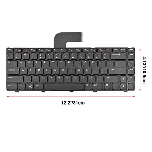 SUNMALL Keyboard Replacement with Black Frame Compatible with Dell Vostro 1540 1550 2520 3330 3350 3450 3460 3550 3555 3560 1440 1445 1450 1550.XPS L502X No Backlit - Image 3