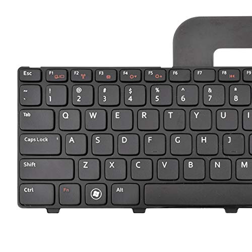 SUNMALL Keyboard Replacement with Black Frame Compatible with Dell Vostro 1540 1550 2520 3330 3350 3450 3460 3550 3555 3560 1440 1445 1450 1550.XPS L502X No Backlit - Image 5