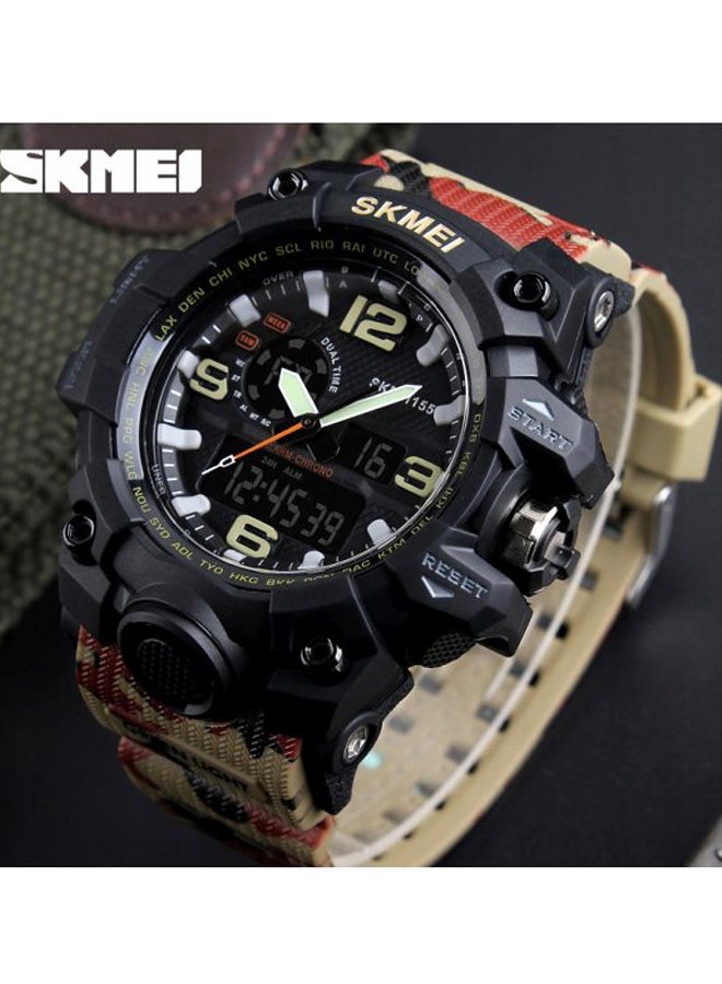 men Water Resistant Analog/Digital Wrist Watch 1155-5 - 50 mm - Image 3