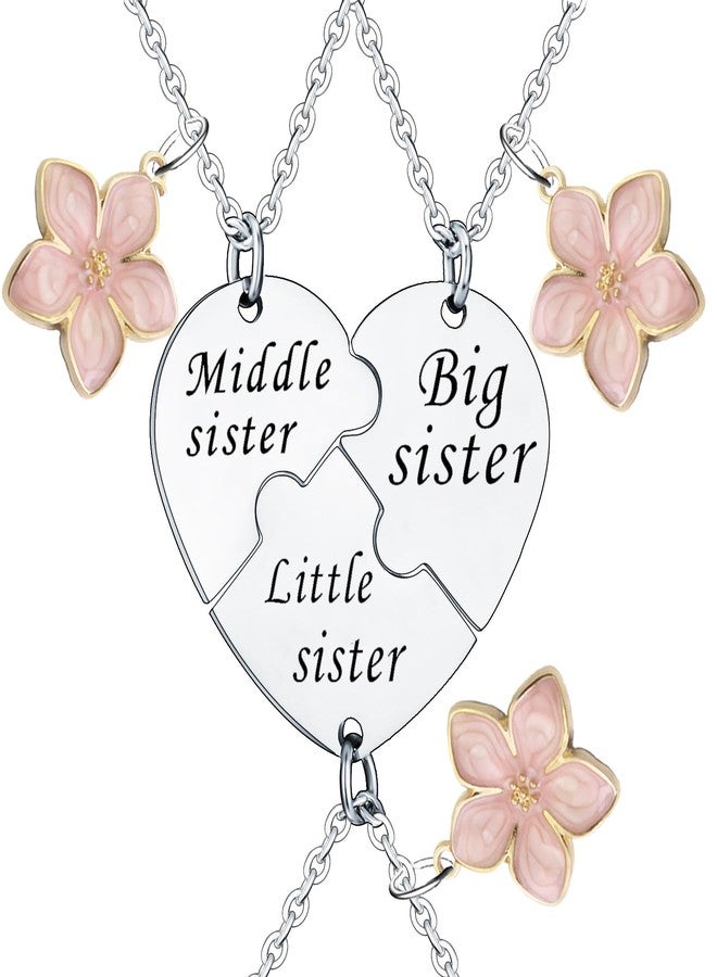 YEEQIN Sister Necklace Set - Matching Necklaces for Sisters (Style 01) - Image 1