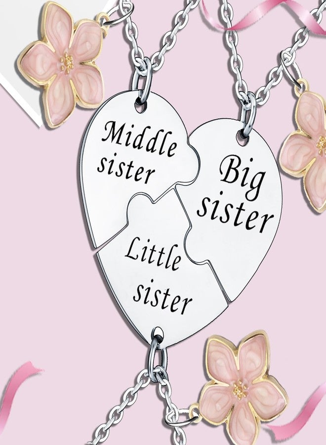 YEEQIN Sister Necklace Set - Matching Necklaces for Sisters (Style 01) - Image 3