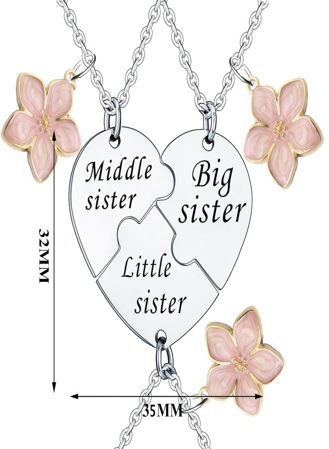 YEEQIN Sister Necklace Set - Matching Necklaces for Sisters (Style 01) - Image 2