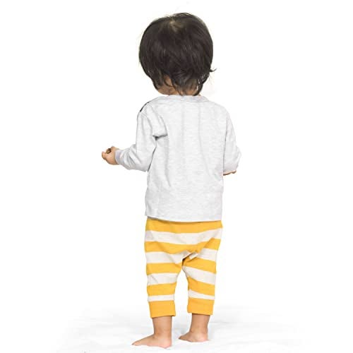 ARIEL Cotton Clothing Sets for Baby Boys & girls - Unisex Clothing sets Full Sleeve T-shirt & Pant (Teddy_2-3 Years) - Image 5