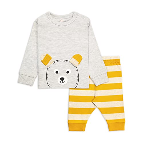 ARIEL Cotton Clothing Sets for Baby Boys & girls - Unisex Clothing sets Full Sleeve T-shirt & Pant (Teddy_2-3 Years) - Image 1