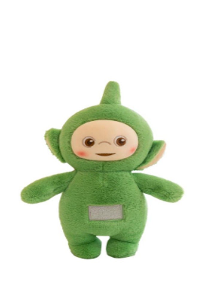 Thoraya Stuffed Toy Soft Exquisite 3D Cotton Cute Expression Smoothing Bright Colors Plush Toy for Kids Girl Gifting Green 11.8in - Image 1