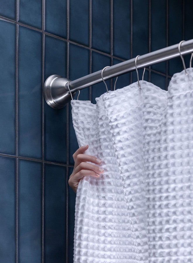 Moen MDN2170BN Magnetix 60-inch Curved Adjustable Single Shower Curtain Rod, Brushed Nickel - Image 5