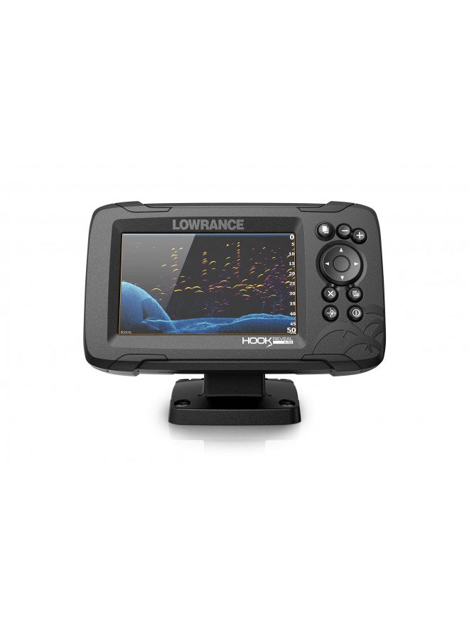LOWRANCE - Lowrance HOOK Reveal 5 Inch Fish Finders with Transducer, Plus Optional Preloaded Maps - Image 1