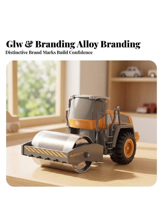 Dexo Toy Car - Road Roller Engineering Truck | Durable Mini Construction Vehicle for Kids | Realistic Roller Toy for Imaginative Play - Image 4