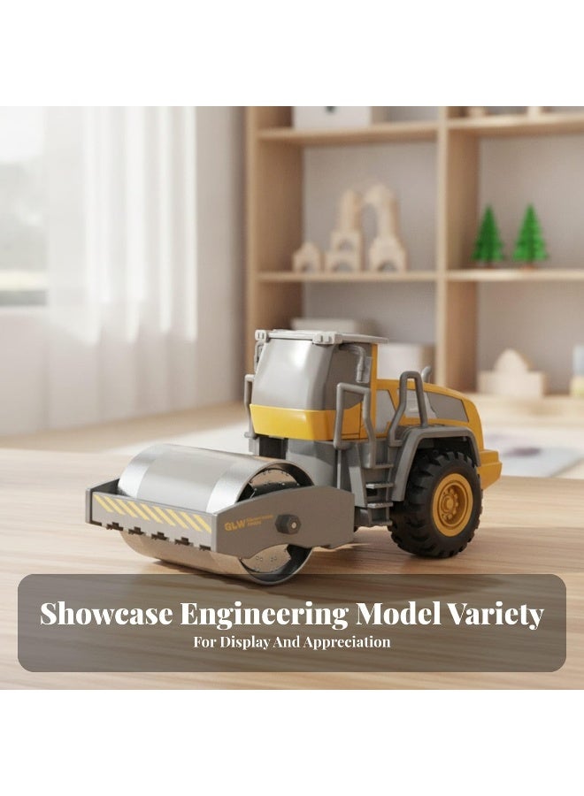 Dexo Toy Car - Road Roller Engineering Truck | Durable Mini Construction Vehicle for Kids | Realistic Roller Toy for Imaginative Play - Image 2