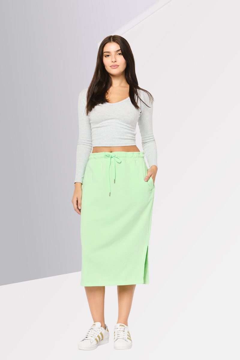 DKNY Sport Women Sportswear Fit Outdoor Skirts, Green  - Image 2