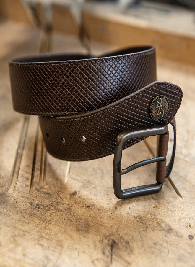 Browning Men's Western Inspired Belts, Available in Multiple Styles, Concho (Brown), 40 - Image 5