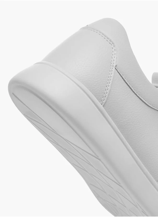 ال بي ال من شو اكسبرس Men Textured Slip-On Sneakers with Pull Tabs