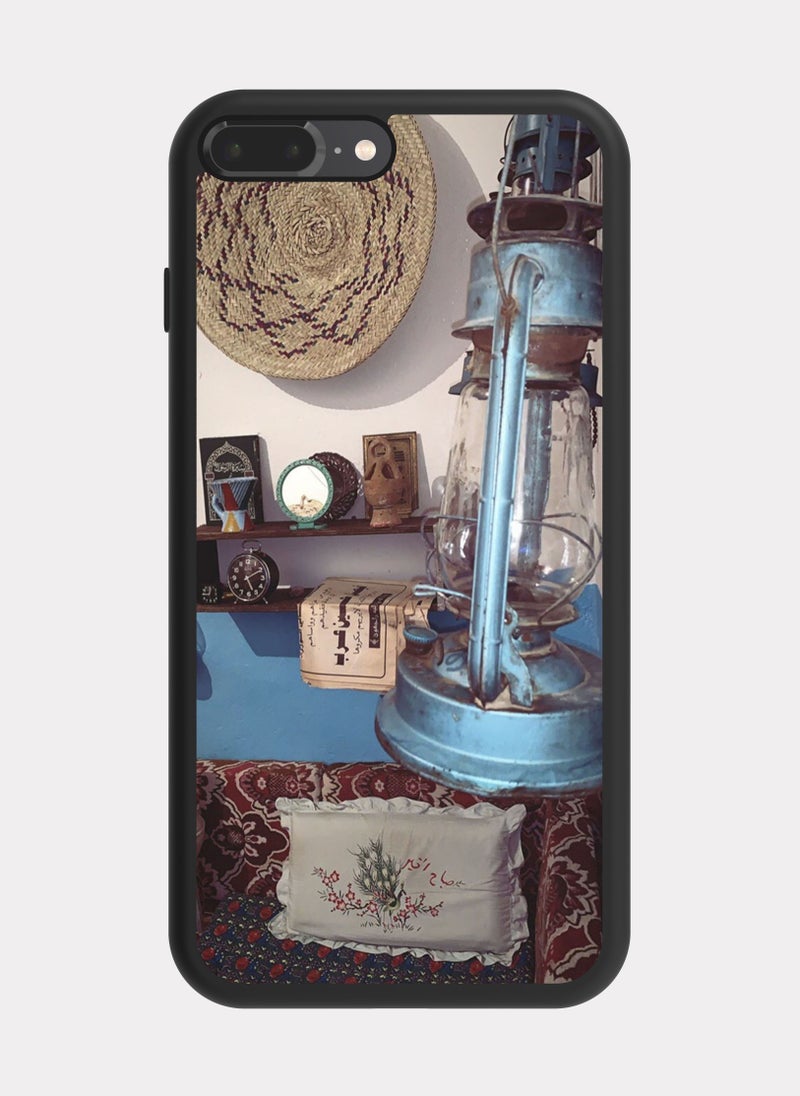 بكسلات كفر ايفون 7 بلس تصميم داخلي تراثي ازرق - Image 1